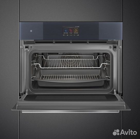 Духовой шкаф smeg Linea SO4104APG, темно-серый