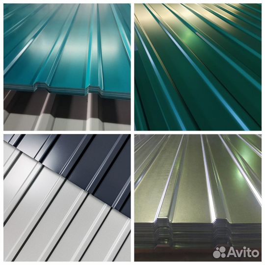 Профлист С10 зеленый оцинкованный профнастил