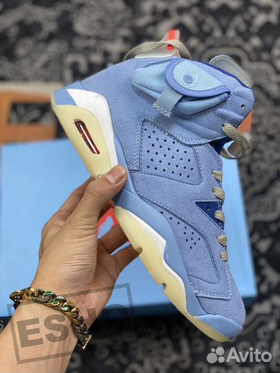 Travis Scott x Nike Air Jordan 6 Light Blue