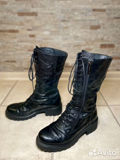 Полусапожки зимние Tendance натуральная кожа