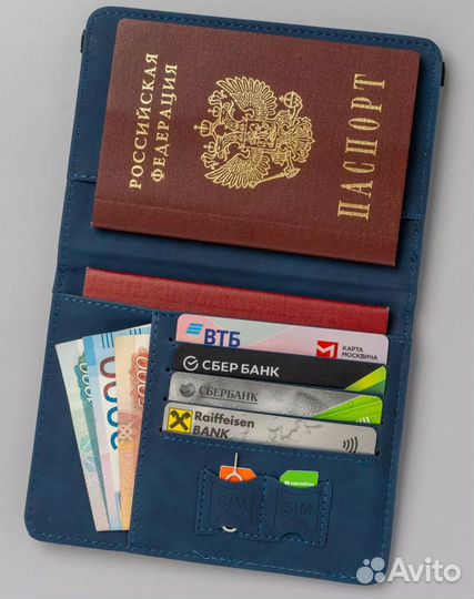 Обложка на паспорт 6в1