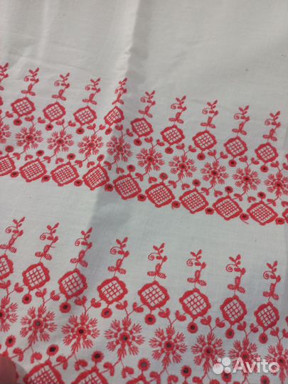 Ткань шитье хлопок СССР