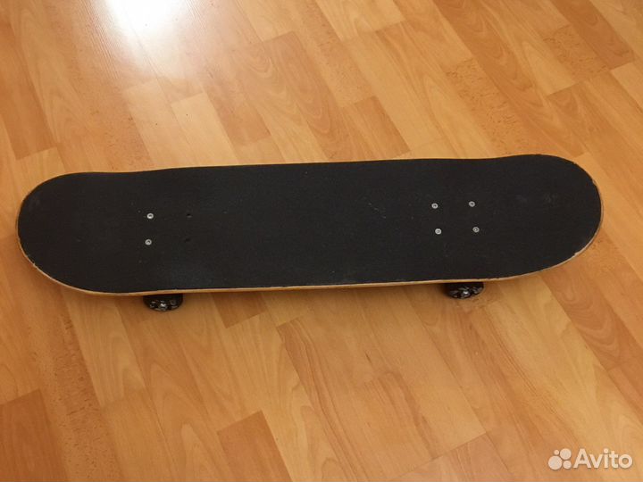 Скейтборд Oxelo mid tattoo white + чехол в подарок