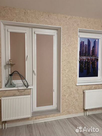 Рулонная штора с креплением на проем