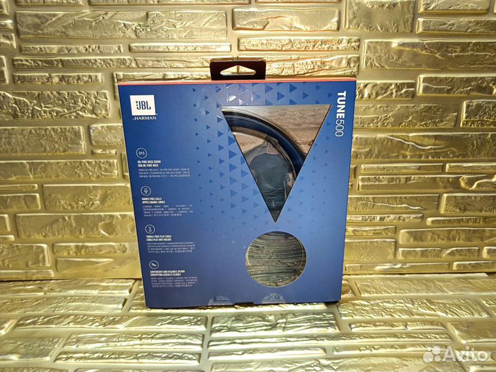 Новые Наушники JBL tune 500 blue