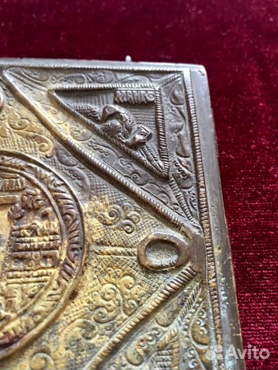 Складень старинный Двунадесятые праздники