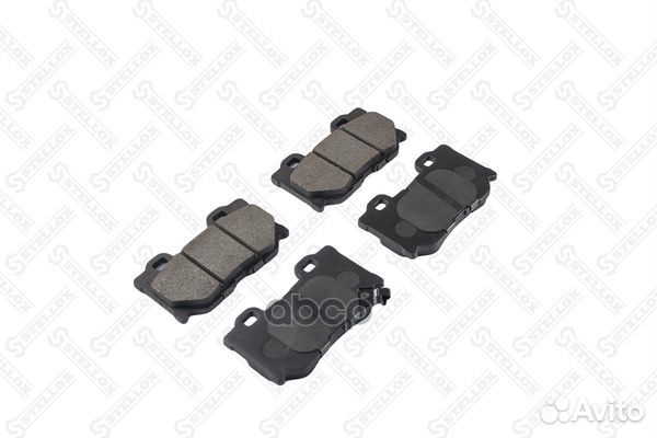 000 322B-SX колодки дисковые задн. с антискрип