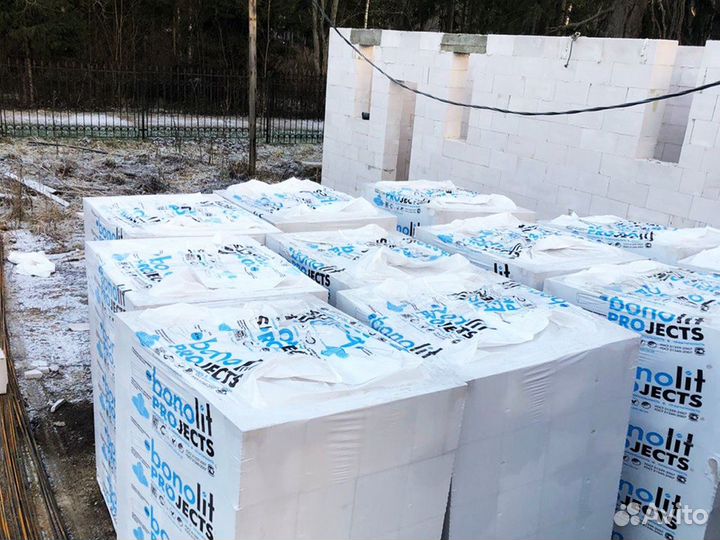 Газобетонные блоки пенобетон Бонолит