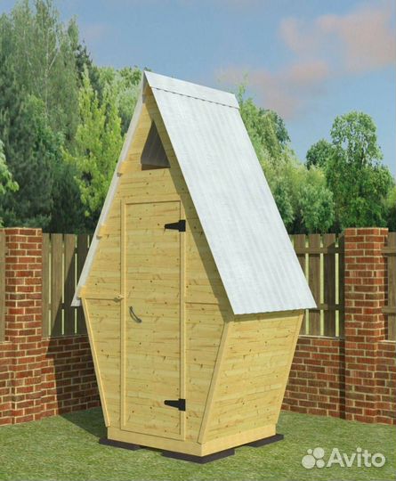 Туалет дачный