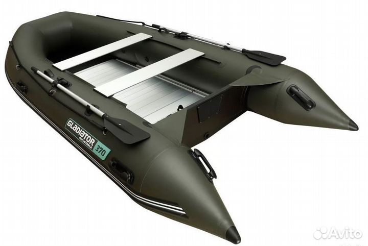 Лодка пвх Gladiator B370AL зеленый