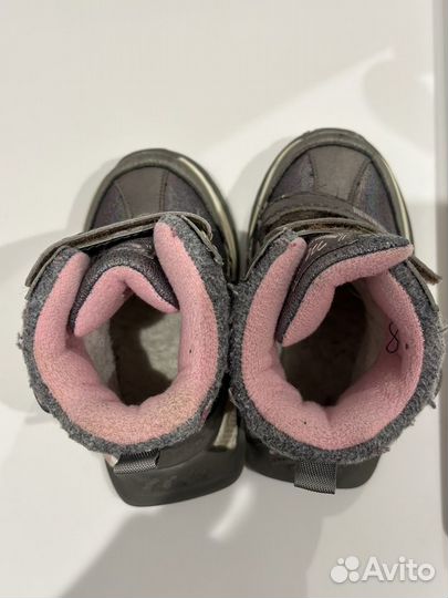 Зимние ботинки для девочки 23, 25 размеры