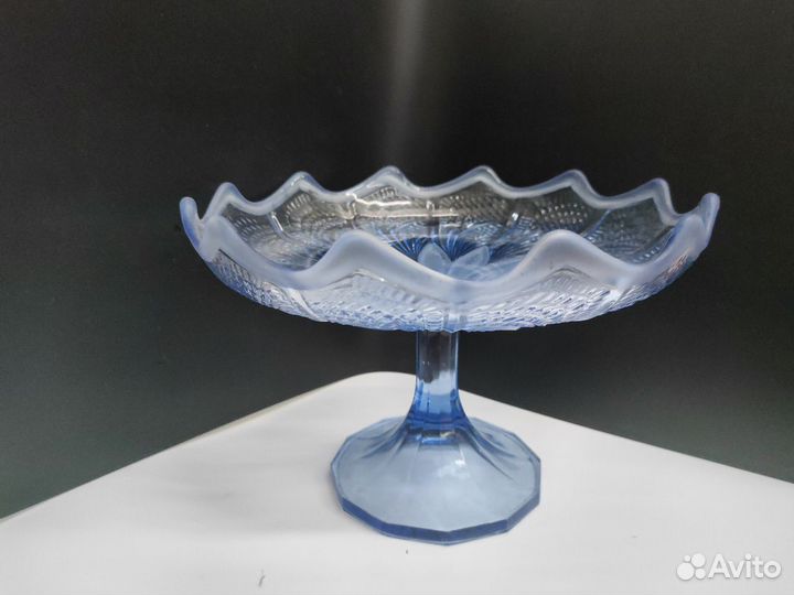 Ваза для фруктов на ножке СССР