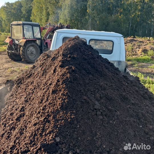 Перегной навоз крс конский