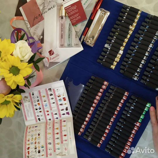 Папка с пробниками духов Armelle армельдухи Армэль