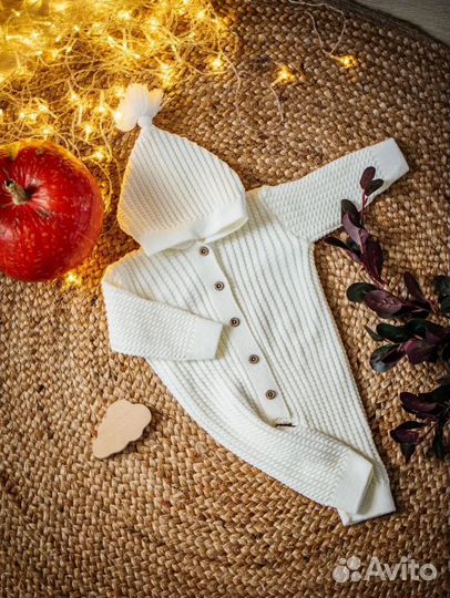 Вязанный комбинезон