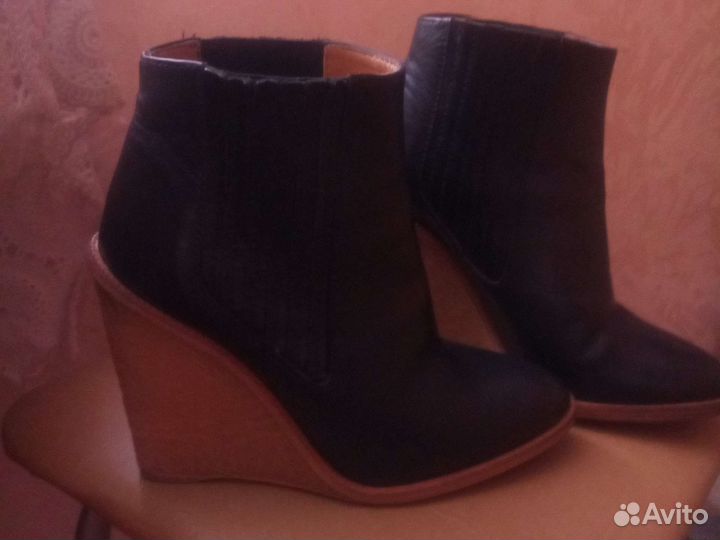 Ботильоны- челси zara basic 37