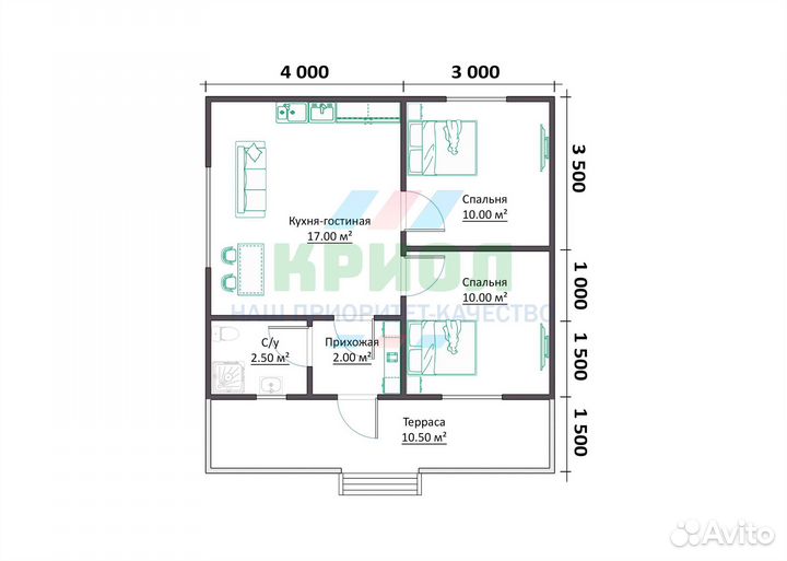 Каркасный дом под ключ