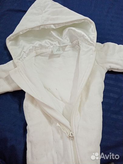 Плюшевый утеплённый комбинезон весна-лето