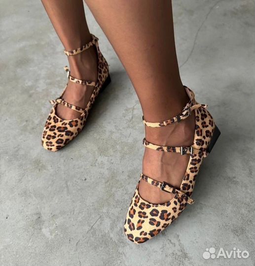 Леопардовые туфли 37