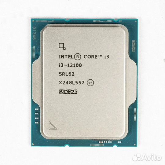 Комплект intel core i3 12100 + h610