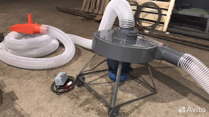 Дробилка зерна и сена пневматическая молотковая