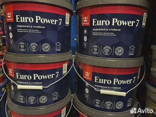 Краска Тиккурила Евро-7 Tikkurila Euro Power 7