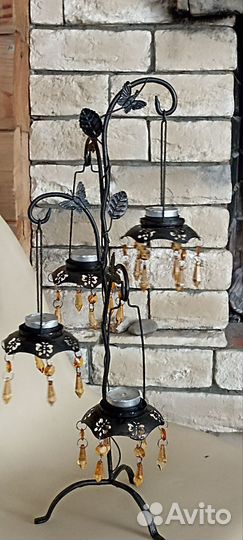 Подсвечники интерьерные металл