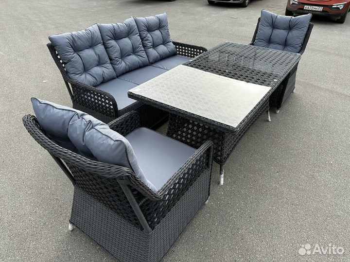 Комплекты Кардинал - уличная мебель из ротанга