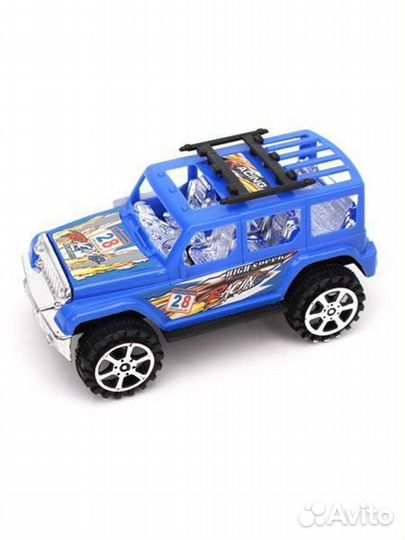 Машина инерционная, пакет, в ассортименте