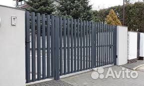 Ворота распашные под ключ