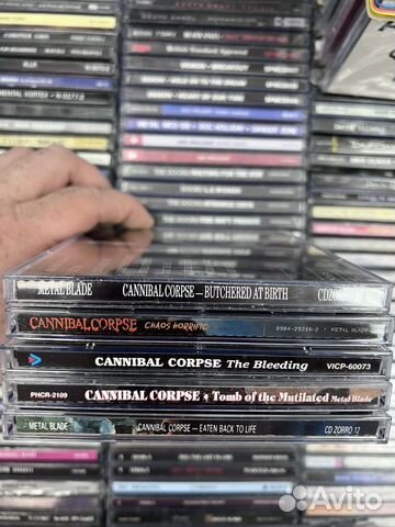 Музыкальные cd диски Cannibal Corpse объявление продам