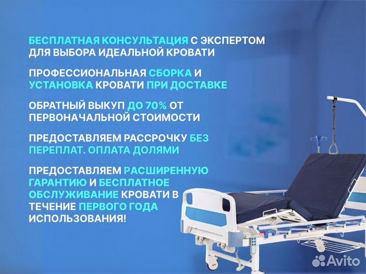 Кровать функциональная медицинская