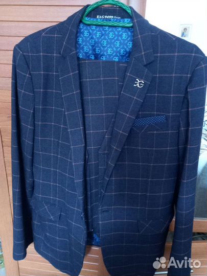 Мужской костюм тройка 50