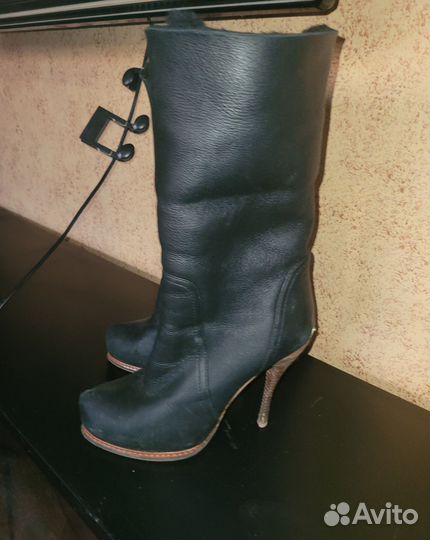 Ботильоны натуральная кожа
