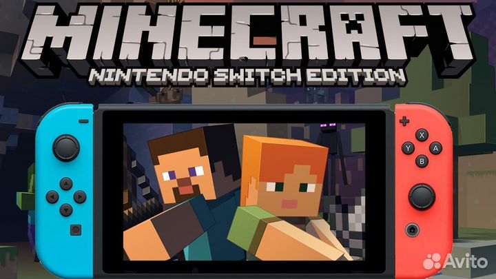 Minecraft nintendo switch + игры на Nintendo
