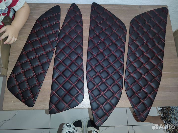 Накладки на двери kalina