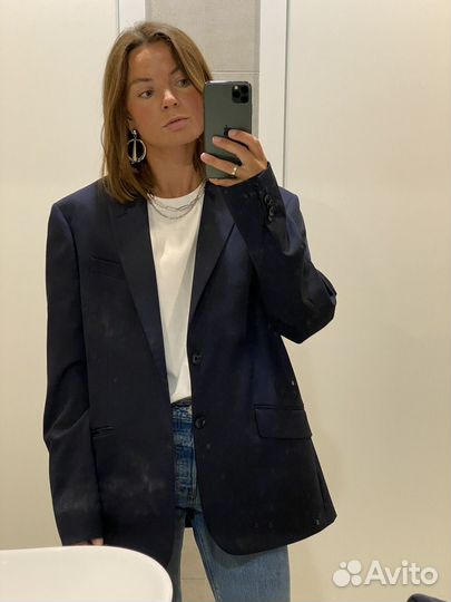 Пиджак блейзер oversized mango