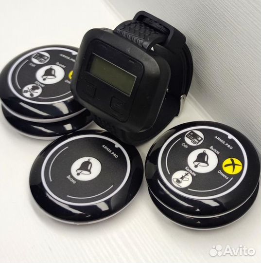 Кнопка вызова мед персонала, врача и часы пейджер