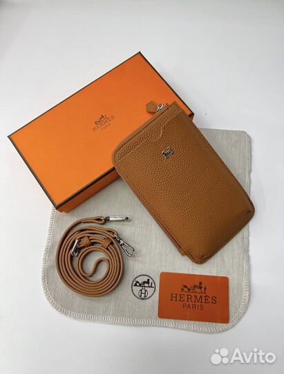 Сумка женская hermes для телефона