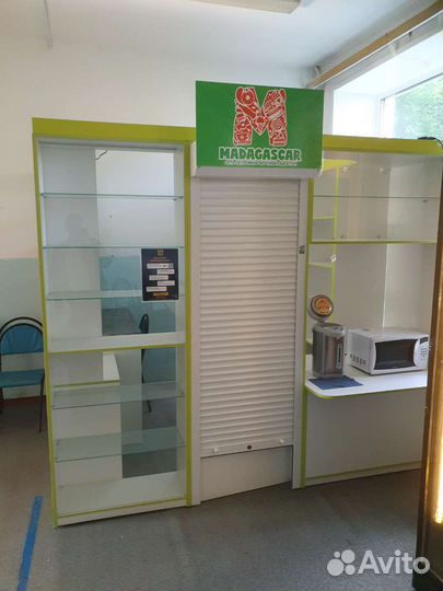 Новый торговый остров (пристенный) 2*2,5 метра