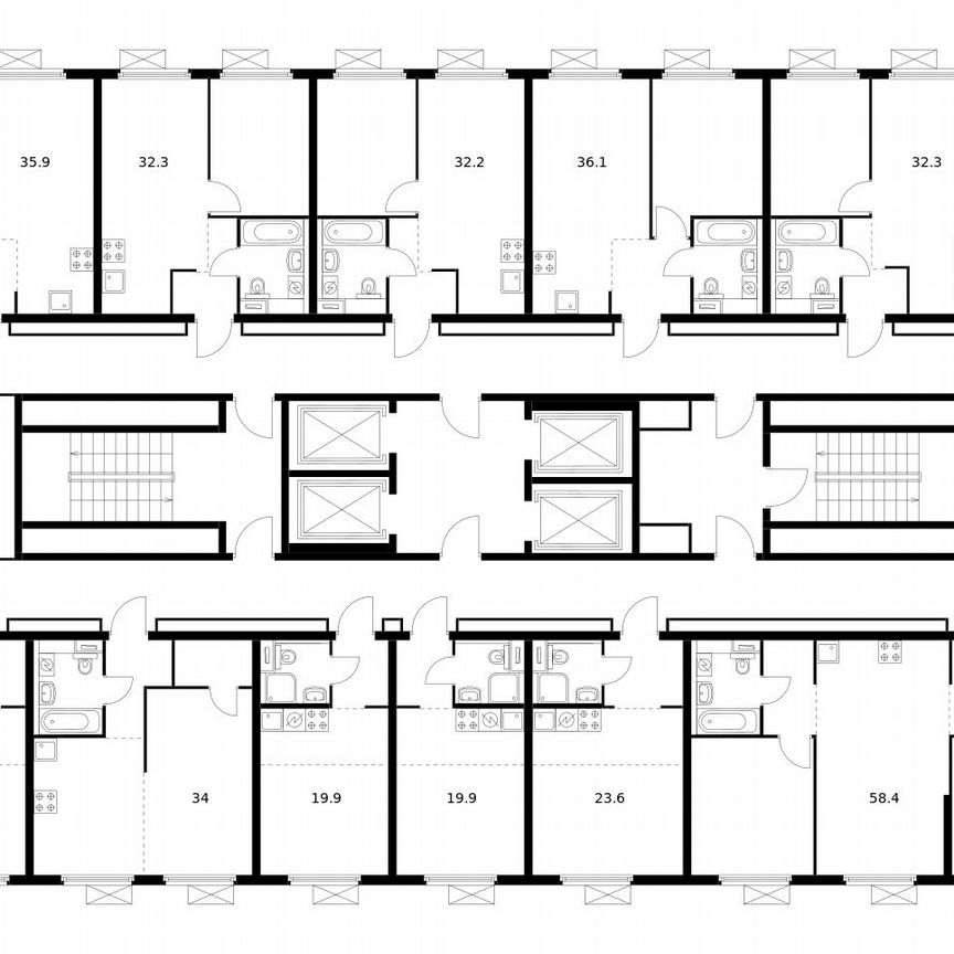 2-к. квартира, 46,1 м², 11/28 эт.