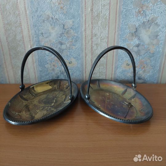Посуда СССР (мельхиор хрусталь красное стекло)