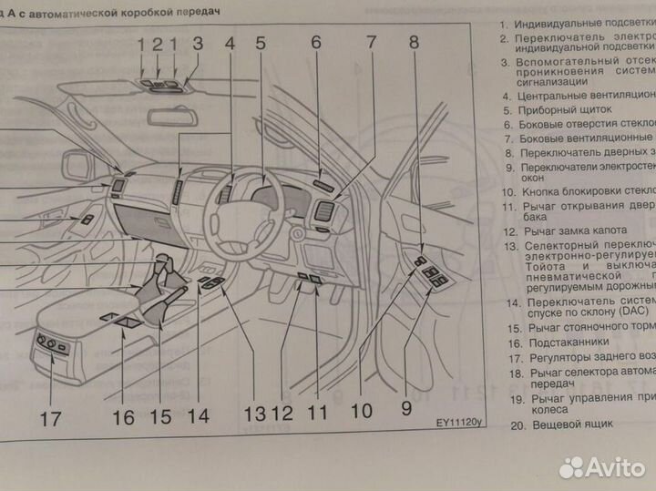 Книга, мануал prado 120 на русском языке