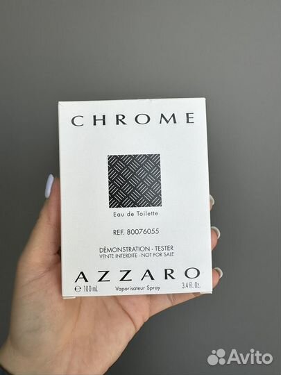 Azzaro chrome тестер 100 мл Оригинал