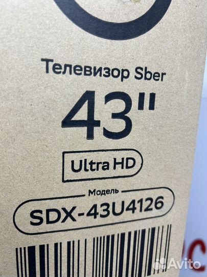 Новый 4к телевизор 110 см