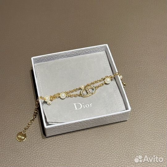 Christian Dior браслет с жемчугом