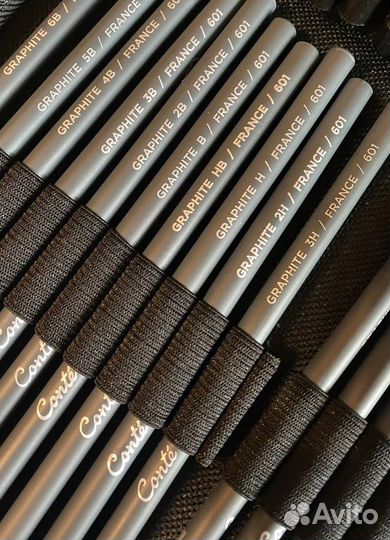 Карандаши Conte a Paris 10 шт. (6B–3H)