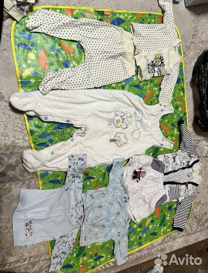 Детские вещи для новорожденных коробка большая
