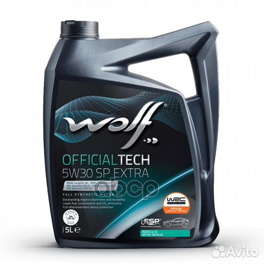 Wolf officialtech 5W30 C3 SP extra 5L Wolf