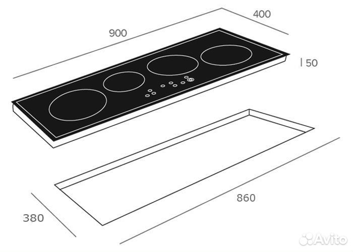 Панель teka IR 9400 HS (10210188)